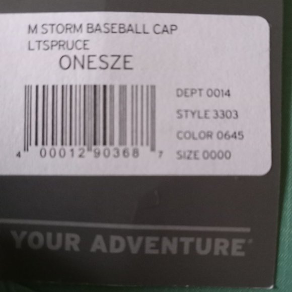 Storm Waterproof Baseball Cap - Picture 6 of 6